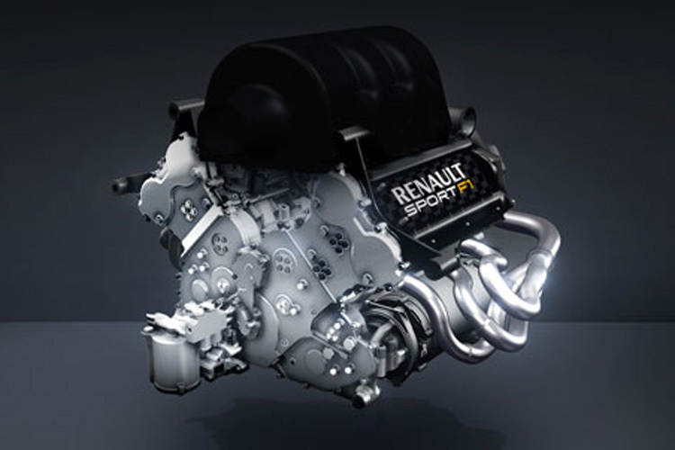 Der V6-Motor von Renault für die Saison 2014