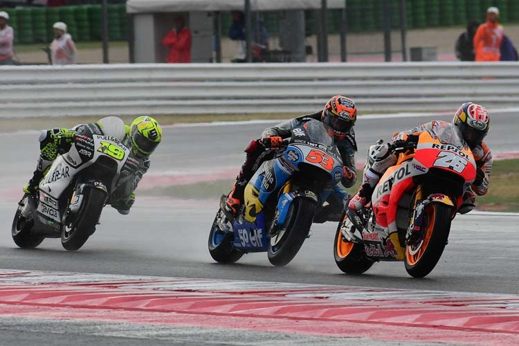 Bautista hinter Pedrosa und Rabat