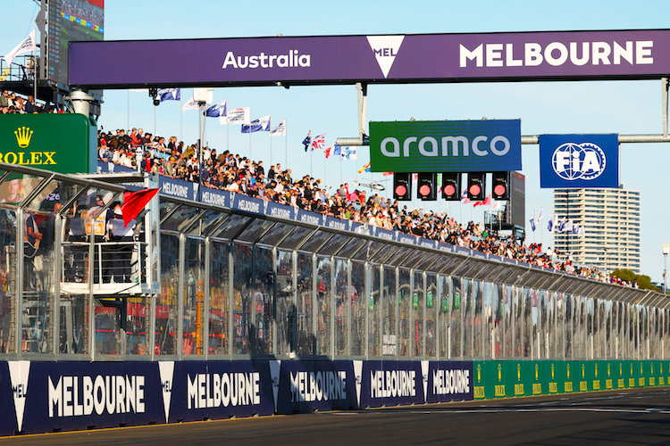 Rote Flagge in Australien