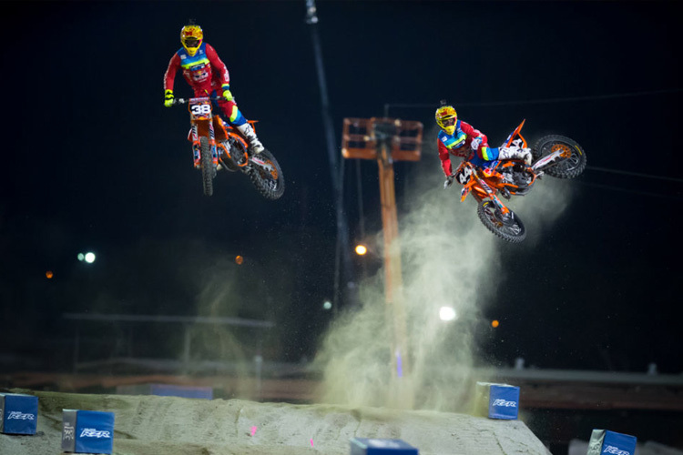 Shane McElrath (38) gewann das 250er-Finale des Red Bull Straight Rhythm