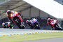 Sieger Marc Márquez vor Dovizioso (04) und Lorenzo