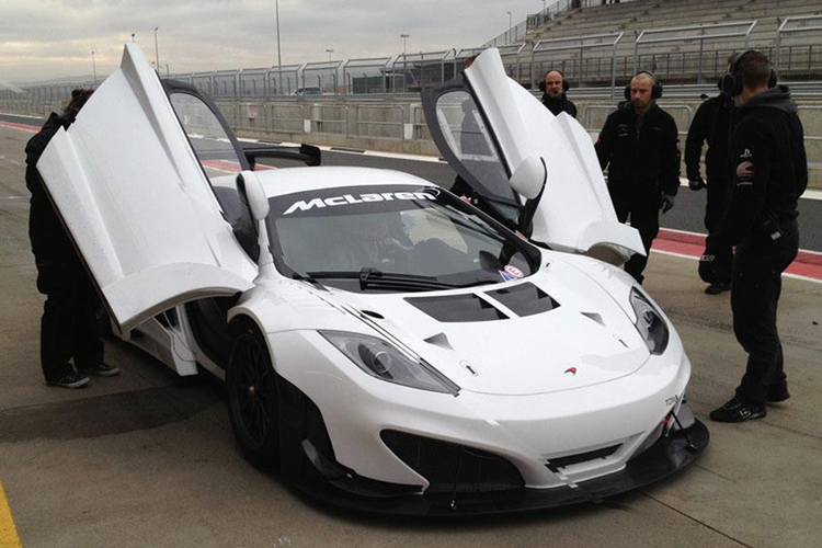 Einer von zwei neuen McLaren in Navarra