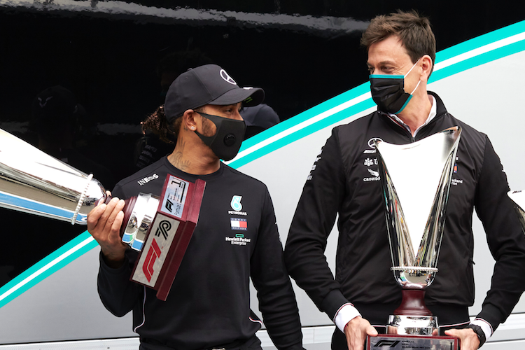 Lewis Hamilton und Toto Wolff