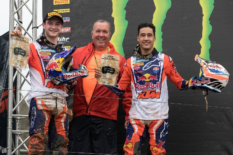 Die Red Bull KTM-Piloten Jeffrey Herlings und Glenn Coldenhoff waren die überragenden Piloten beim MXoN 2018