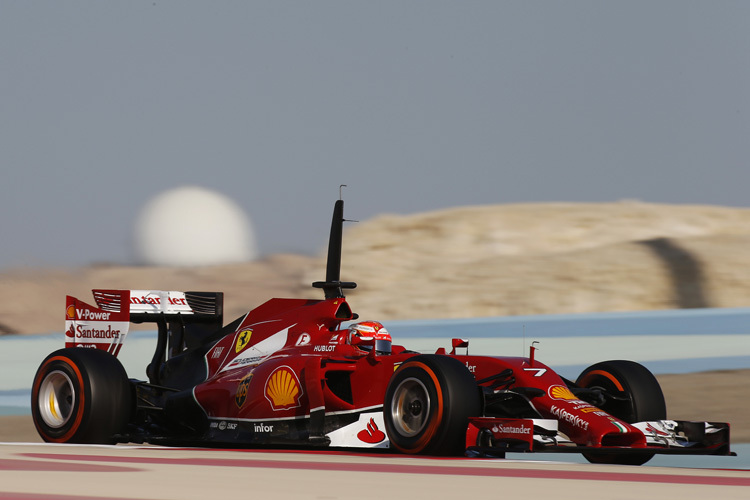 Kimi Räikkönen: Der Ferrari F14 T läuft in der Regel standfest