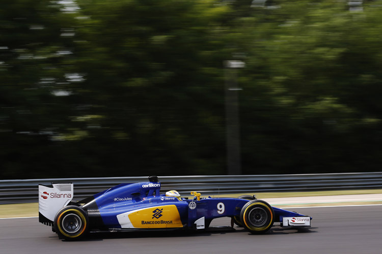 Marcus Ericsson war im Qualifying zum Ungarn-GP rund eineinhalb Zehntel schneller als sein Teamkollege Felipe Nasr