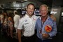 Jenson mit seinem im Januar verstorbenen Vater John Button