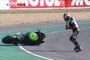 Nach dem Sturz in Runde 9 konnte Jonathan Rea das Rennen fortsetzen