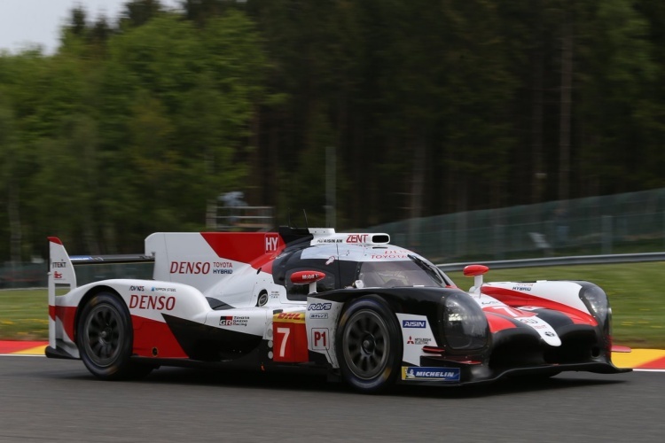 Schnellstes Auto bei der FIA WEC in Spa-Francorchamps: Der Toyota TS050 Hybrid