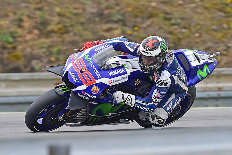 Jorge Lorenzo auf der Yamaha M1 in Brünn