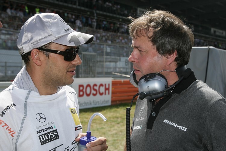 HWA-Chef Gerhard Ungar (re.) mit Gary Paffett