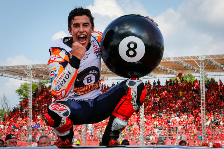 Marc Márquez feierte 2019 in Valencia seinen achten WM-Titel