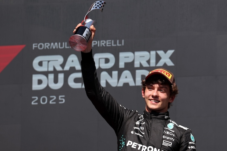 Kimi Antonelli wurde in Montreal Dritter