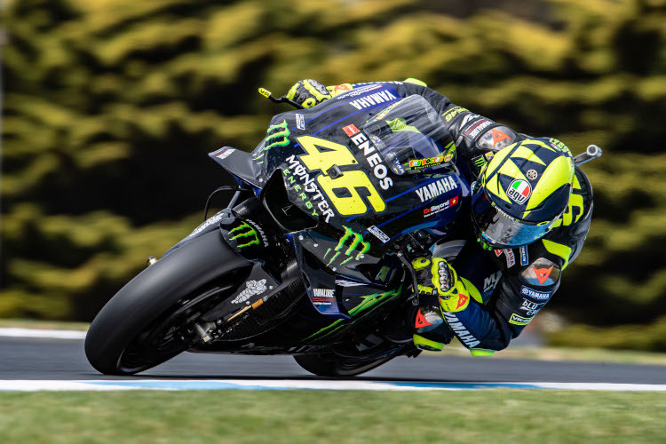 Valentino Rossi gibt sich vorsichtig optimistisch