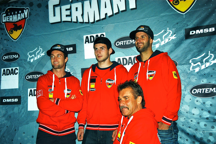 Am Rande des ADAC MX Masters in Gaildorf wurde das Team Deutschland für die MXoN 2014 offiziell vorgestellt