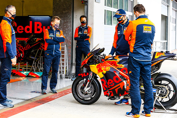 Der KTM-Test in Spielberg: Die Maskenpflicht gilt in Österreich nur bis 15. Juni