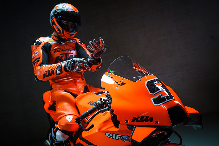 Danilo Petrucci auf seiner neuen KTM RC16