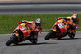 Marc Márquez und Dani Pedrosa lagen in Sepang weit hinter den Yamaha-Piloten