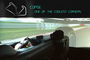 Im Simulator von Mercedes, eingespiesen ist die Silverstone-Rennstrecke