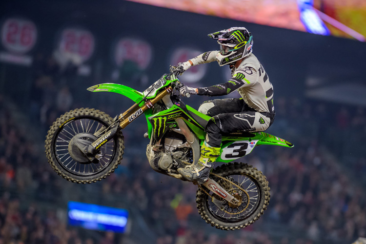 Eli Tomac erreichte beim Saisonauftakt in Anaheim nur Rang 7