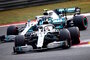 Die Silberpfeile von Lewis Hamilton und Valtteri Bottas