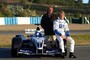 Nico Rosberg (hier mit Papa Keke) fuhr schon mit 17 Jahren einen Williams