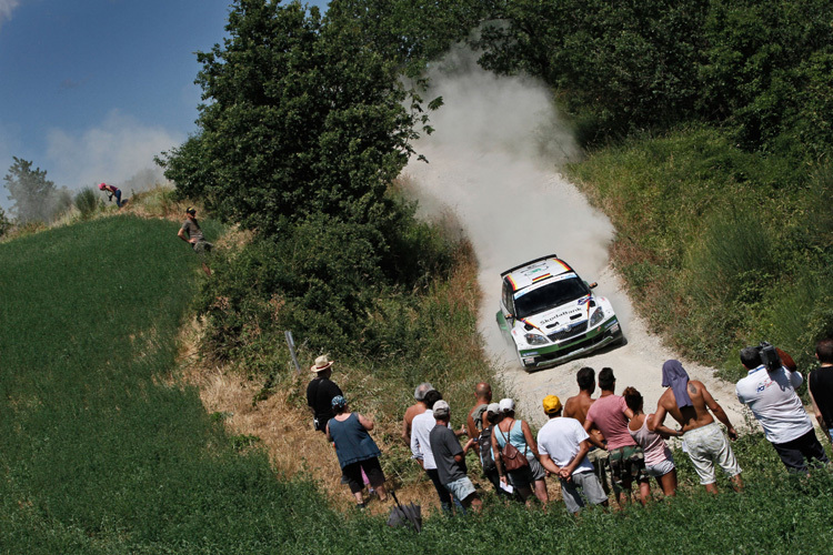 Sepp Wiegand bei der Rallye San Marino