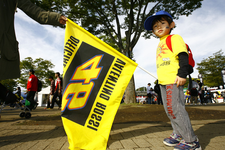 In Japan ist Valentino Rossi derzeit kein Thema