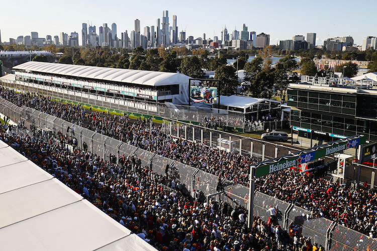 Volle Hütte im Albert-Park von Melbourne