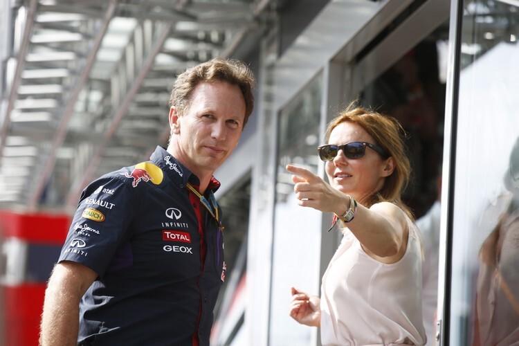 Christian Horner und Geri Halliwell