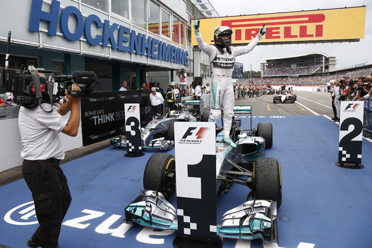 Nico Rosberg entschied die bisher letzte Ausgabe des Deutschland-GP 2014 für sich 