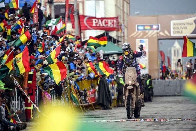 Matthias Walkner gewann die dritte Etappe der Rallye Dakar 2015
