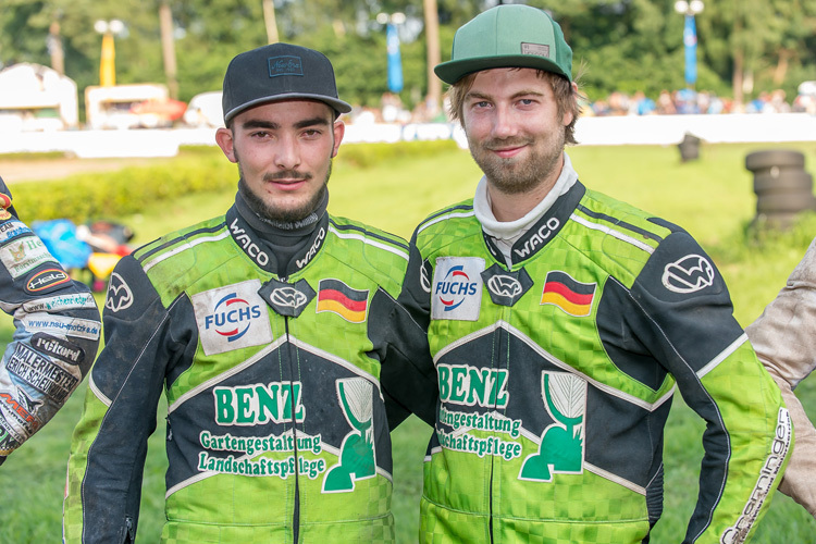  Raphael San Millan (r.) und Beifahrer Benedikt Zapf fahren jetzt mit I-Lizenz