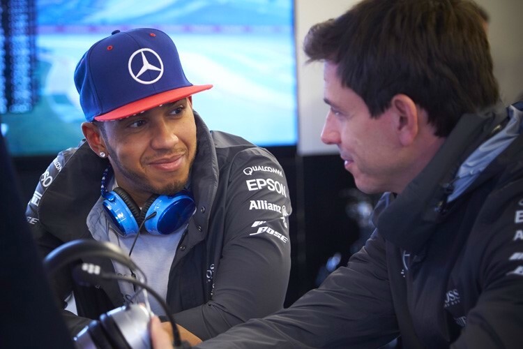 Lewis Hamilton und Toto Wolff