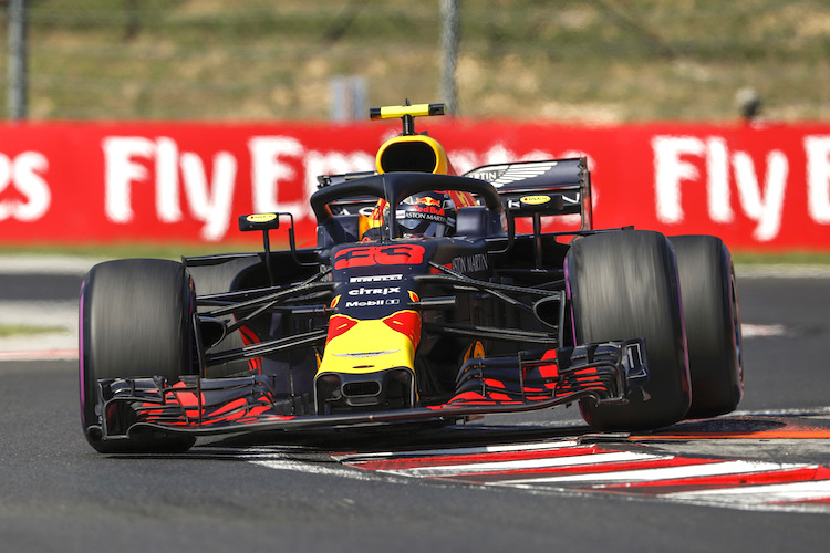 Max Verstappen beim Ungarn-GP 2018