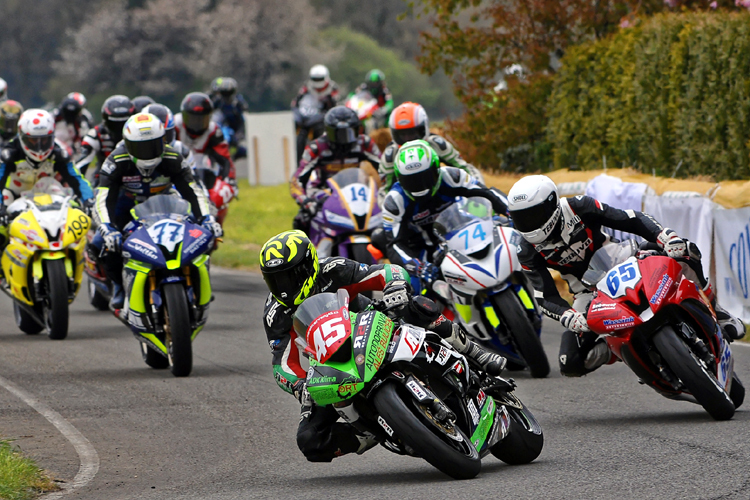 Das IRRC-Supersport-Feld auf dem Varsselring 2016