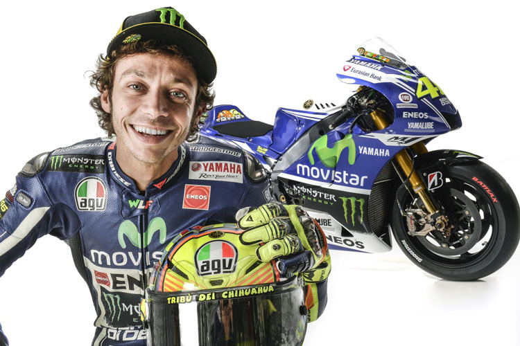 Rossi: MoviStar stieg bei Yamaha als neuer Hauptsponsor ein