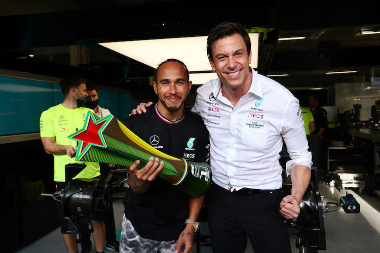 Lewis Hamilton und Toto Wolff