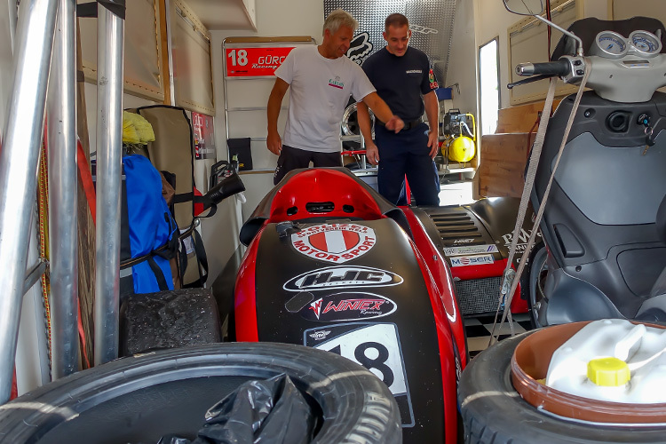 Uwe Gürck, der Feuerwehrmann und das F1-Gespann