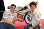 Romano Fenati (li.) und sein neuer Teamkollege Francesco Bagnaia