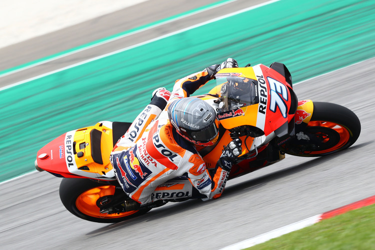 MotoGP-Rookie Alex Márquez stürzte zwei Mal