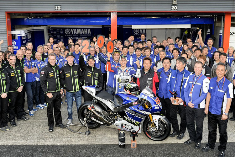 Yamaha jubelt nach dem 200. Sieg in der Königsklasse