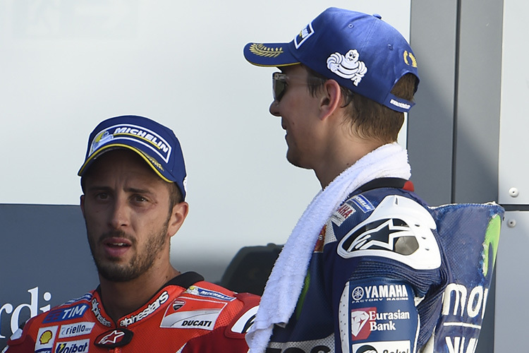 2017 werden Andrea Dovizioso und Jorge Lorenzo Teamkollegen im Ducati-Werksteam