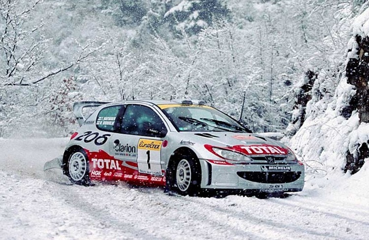 Marcus Grönholm im Peugeot 206 WRC