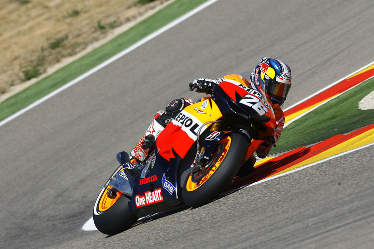 Schräglagenkünstler Dani Pedrosa