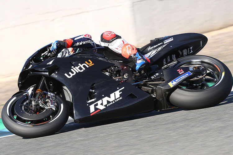 Andrea Dovizioso beim MotoGP-Test in Jerez auf der 2022-Yamaha