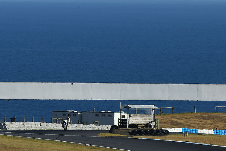 Die traumhaft gelegene Strecke von Phillip Island