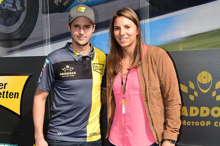 Simona de Silvestro: Zu Besuch bei Motorrad-Pilot Tom Lüthi am Sachsenring