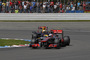 Button und Vettel beim Hockenheim-Duell