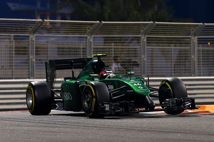 Caterham beim letzten Auftritt in Abu Dhabi 2014